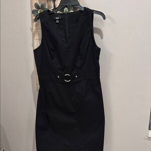 ABG Elegant Black Sleeveless Dress size 12 Pre Owned Used once